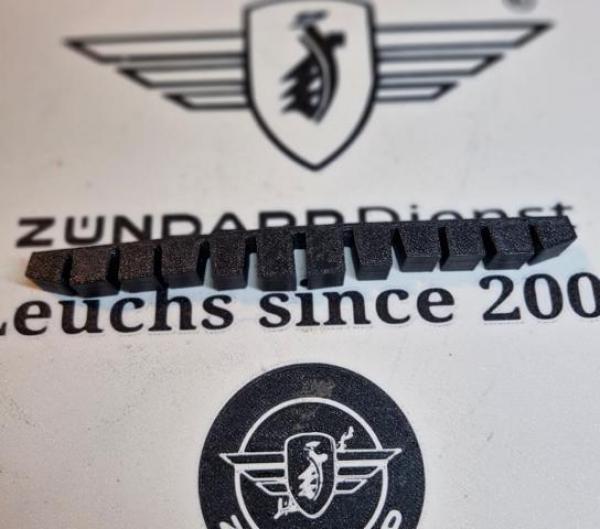 Zündapp Kühlrippen Dämpfungsgummi für den Minitherm Zylinderkopf passend 278-02.129 TPU - VORNE